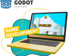 Godot.  Основа создания легендарных игр - КИБЕРшкола программирования для детей, компьютерные курсы для школьников, начинающих и подростков - KIBERone г. Новокуйбышевск