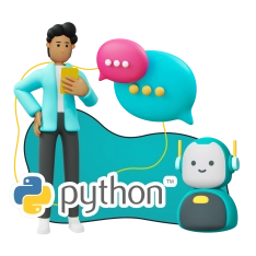 Умный чат-бот на Python на Telegram - КИБЕРшкола программирования для детей, компьютерные курсы для школьников, начинающих и подростков - KIBERone г. Новокуйбышевск